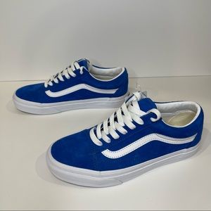 Royal Blue Old Skool Vans Scotch-guard protection New with tags size 6.5